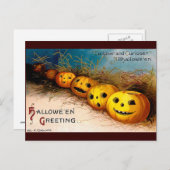 Ellen H. Clapsaddle: Pumpkin Row Postkarte (Vorne/Hinten)