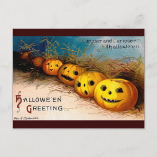 Ellen H. Clapsaddle: Pumpkin Row Postkarte