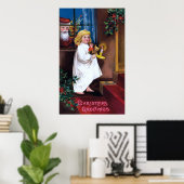 Ellen H. Clapsaddle: Santa Looking through Window Poster (Heimbüro)
