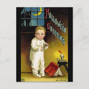 Ellen H. Clapsaddle: Spooky Halloween Postkarte