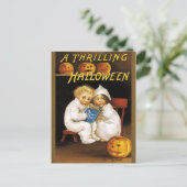 Ellen H. Clapsaddle: Thrillendes Halloween Postkarte (Stehend Vorderseite)