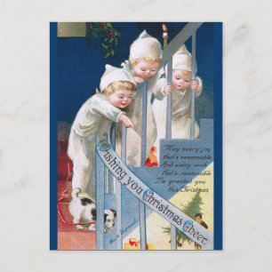 Ellen H. Clapsaddle: Weihnachtsfreude Feiertagspostkarte