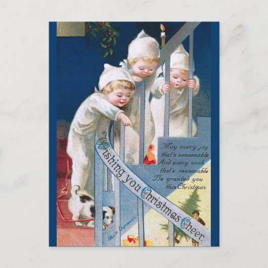 Ellen H. Clapsaddle: Weihnachtsjubiläum Feiertagspostkarte (Vorderseite)