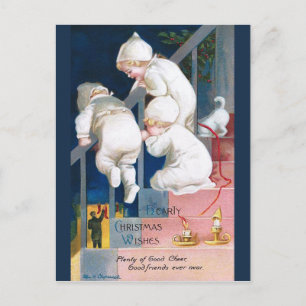 Ellen H. Clapsaddle: Weihnachtskleinkinder Feiertagspostkarte