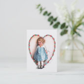 Ellen H. Clapsaddle: Zur einer i-Liebe Visitenkarte (Stehend Vorderseite)