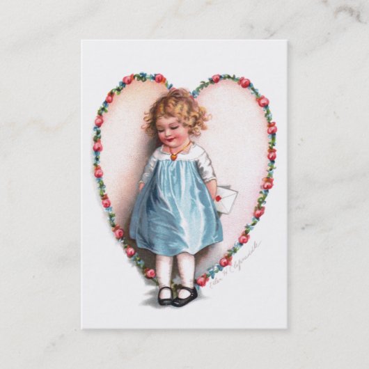 Ellen H. Clapsaddle: Zur einer i-Liebe Visitenkarte (Vorderseite)