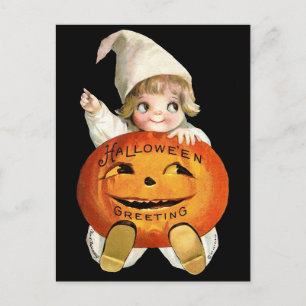 Ellen H. Sattel: Little Pumpkin Boy Postkarte