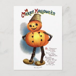 Ellen H. Sattel: Pumpkin Boy Postkarte