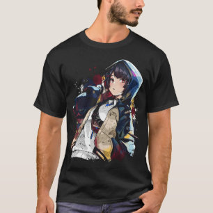 Ellen Joe ZZZ Haifischschwanz Schere Dienstmädchen T-Shirt