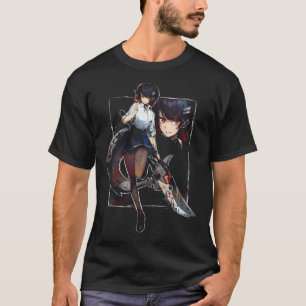 Ellen Joe ZZZ Haifischschwanz Schere Dienstmädchen T-Shirt