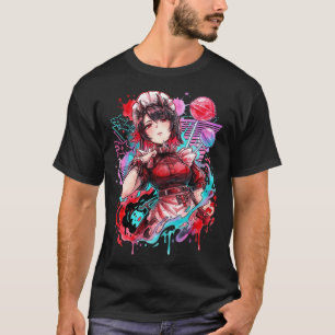 Ellen Joe ZZZ Schwarzes rotes Outfit Haifischschwa T-Shirt