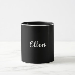 Ellen Name Typografie Personalisiertes Geschenk Tasse