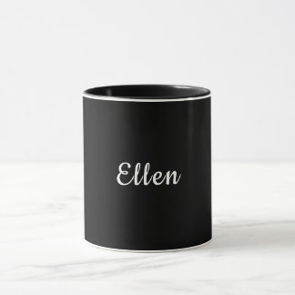 Ellen Name Typografie Personalisiertes Geschenk Tasse