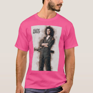 Ellen Ripley - Alien - Graffiti Style T-Shirt