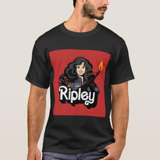Ellen Ripley Außerirdischen T-Shirt (Vorderseite)