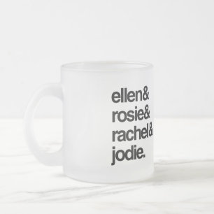 Ellen Rosie Rachel und Jodie Mattglastasse