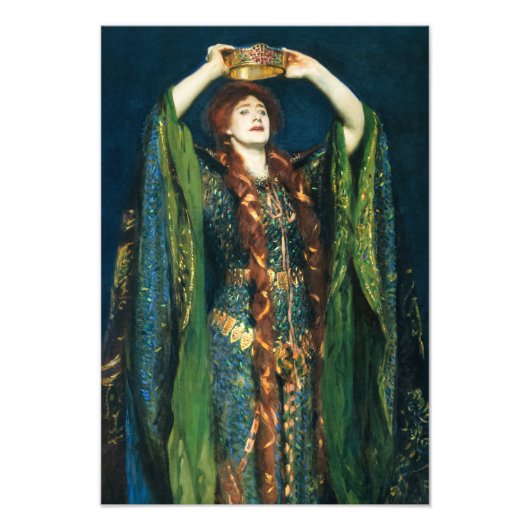 Ellen Terry as Lady Macbeth von John Singer Sargen Fotodruck (Vorne)