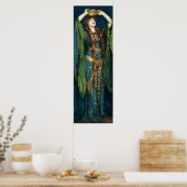 Ellen Terry as Lady Macbeth von John Singer Sargen Poster (Küche)