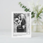 Ellen Terry & Henry Irving in The Vicar of Wakefie Postkarte (Stehend Vorderseite)