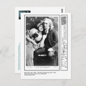 Ellen Terry & Henry Irving in The Vicar of Wakefie Postkarte (Vorne/Hinten)
