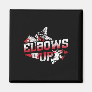 Ellenbogen hoch Kanada Stolz kanadischer Hockey ka Magnet