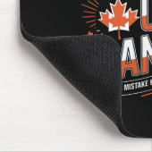 Ellenbogen hoch Kanada Verwechseln Freundlichkeit Mousepad (Ecke)