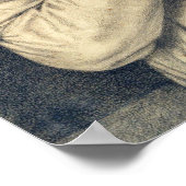 Ellenrieder - Flower Girl with Harp Poster (Ecke)