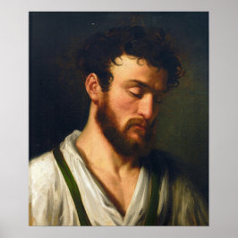 Ellenrieder - Portrait eines bösartigen jungen Man Poster