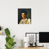 Ellenrieder - Portrait eines jungen Mannes Poster (Heimbüro)