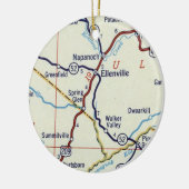 Ellenville NY Keramik Ornament (Links)