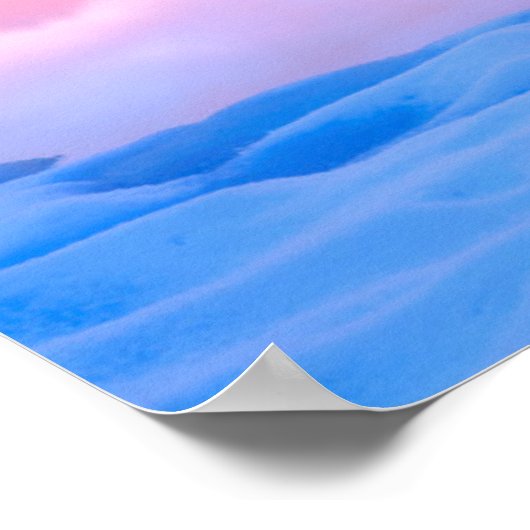 Ellery Lake at Sunset Poster (Ecke)