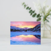 Ellery Lake at Sunset Postkarte (Stehend Vorderseite)