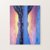 Ellery Lake bei Sunset Puzzle (Vertikal)