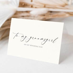 Ellesmere an meine Brautjungfer am Hochzeitstag Karte