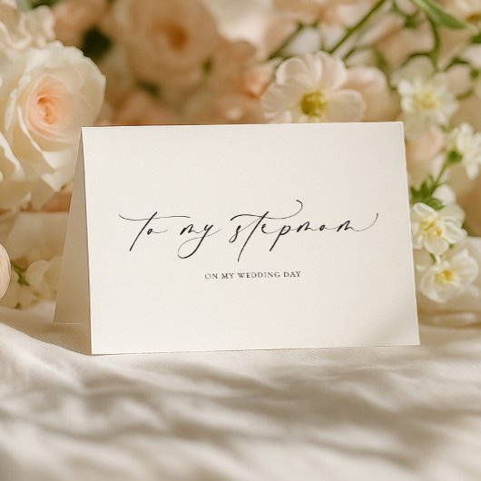 Ellesmere bis zum Hochzeitstag meiner Stepmutter Karte