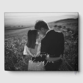 Ellesmere Black Mr & Mrs Wedding Gästebuch (Rückseite)