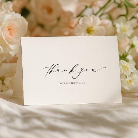 Ellesmere danke Ihnen für die Hochzeit. Karte