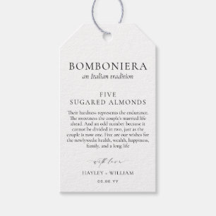 Ellesmere Eine italienische Tradition 5 Sugared Ma Geschenkanhänger