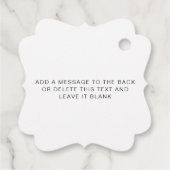 Ellesmere Eine italienische Tradition Sugared Mand Geschenkanhänger (Rückseite)