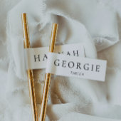 Ellesmere Escort Card Straw Flags Drink Tags Aufkleber