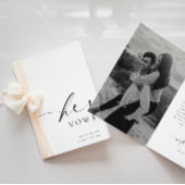 Ellesmere Foto Your Vows Wedding Card Karte