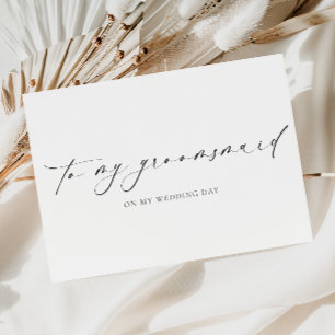Ellesmere Für Meine Brautjungfer Hochzeitstag Karte