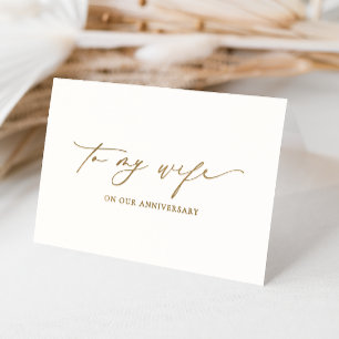 Ellesmere für meine Ehefrau zum Jahrestag Folienkarte