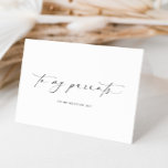 Ellesmere für meine Eltern Hochzeitstag Karte<br><div class="desc">Die Ellesmere Hochzeitskarte besticht durch ein modernes, minimalistisches Design auf weißem Hintergrund und sorgt für ein sauberes und einfaches Aussehen. Die Überschrift des Skripts ist ein Bild, das nicht bearbeitet werden kann. Der andere Text ist vollständig editierbar. Für eine erweiterte Anpassung dieses Designs, wählen Sie einfach die Schaltfläche "Anpassen" oben....</div>