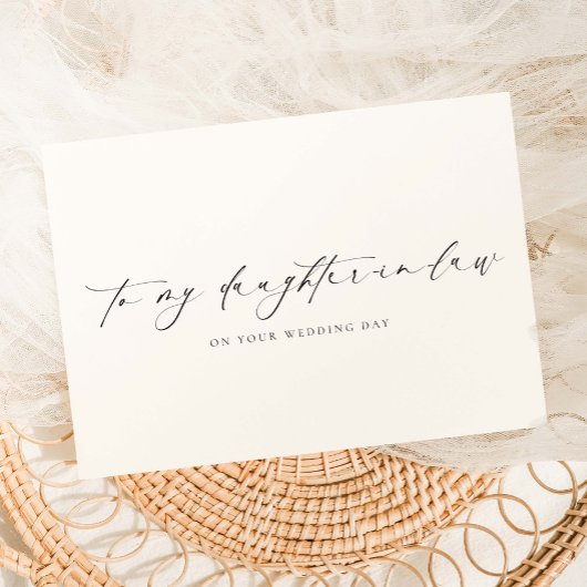 Ellesmere für meine Schwiegertochter-Hochzeit Karte