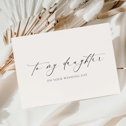 Ellesmere für meine Tochter Hochzeit Karte