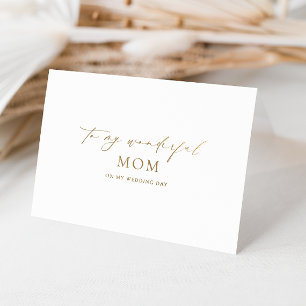 Ellesmere für meine wunderbare Hochzeit der Mama Folienkarte
