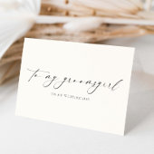 Ellesmere für meinen Groomsgirl Wedding Day Karte