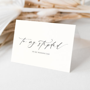 Ellesmere für meinen Stepdad Wedding Day Karte