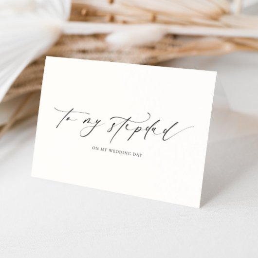 Ellesmere für meinen Stepdad Wedding Day Karte